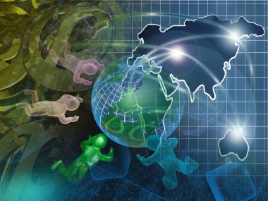 Küre, bilgisayar arka plan mans ve harita