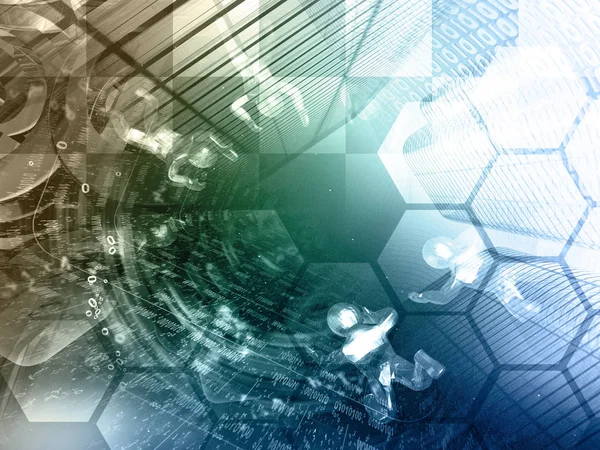 Basamak, binalar ve mans - soyut bilgisayar arka plan