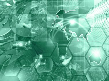 Küre, bilgisayar arka plan mans ve harita