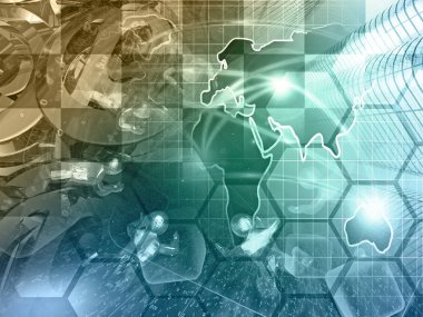 Küre, bilgisayar arka plan mans ve harita