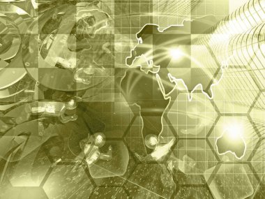 Küre, bilgisayar iş mans ve harita