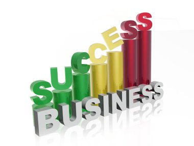 Barlar ve beyaz arka plan üzerinde harfler