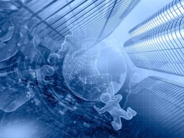 Dünya ile iletişim kolaj mans ve basamak