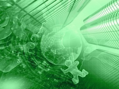 Dünya ile iletişim kolaj mans ve basamak