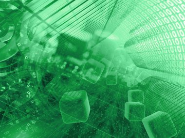 Dijital arka plan - tunne basamak