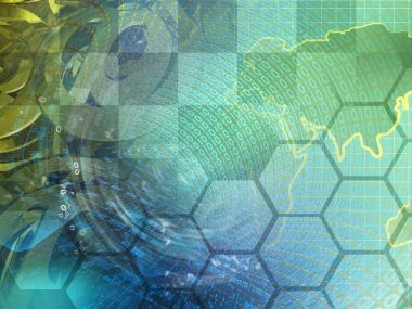 Arka dijital plan - basamak, posta işaretleri ve harita