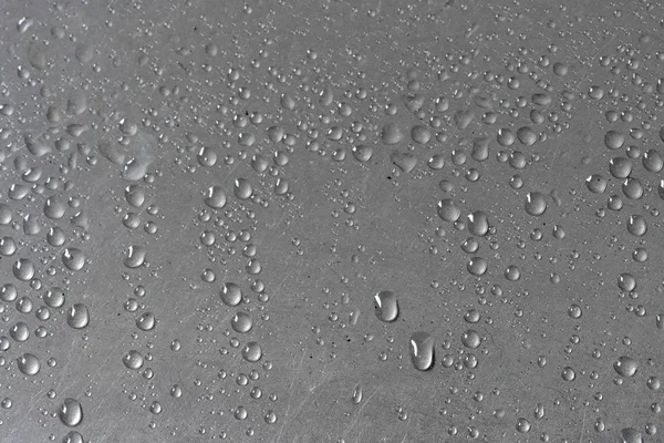 Drops Grey Abstract Wet Background — Stock Photo, Image