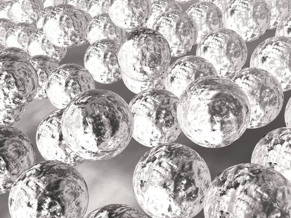 Snow Balls Abstract Background Illustration — Stock Photo, Image