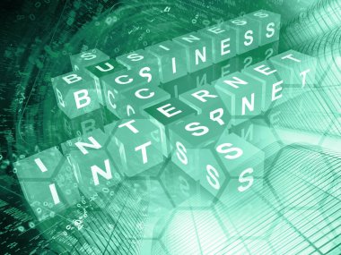 Küpleri dijital arka planda harflerle