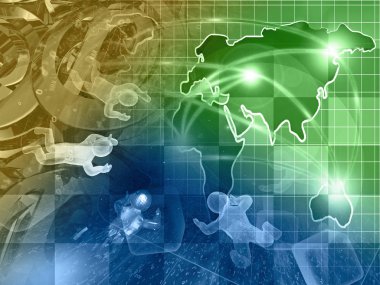 Ağ - mans, harita ve tonda rakam,.