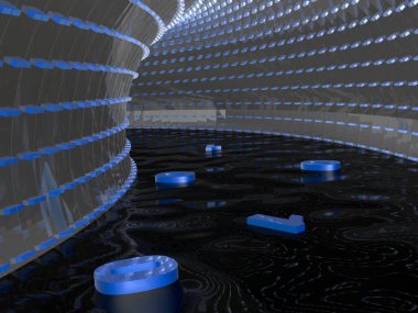 iletişim arka plan - basamak tünel.