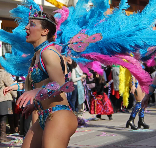 Carnaval Parade in Loule, Portugal 2017 — 图库照片