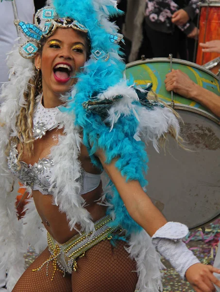 Carnaval Parade in Loule, Portugal 2017 스톡 사진