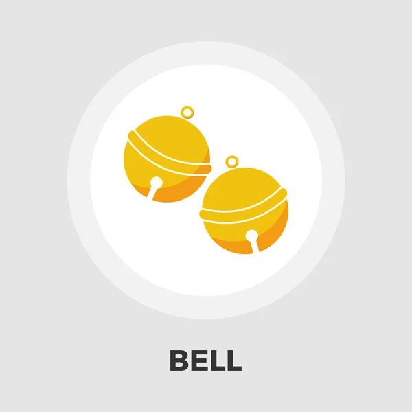 Ícone plano Bell —  Vetores de Stock