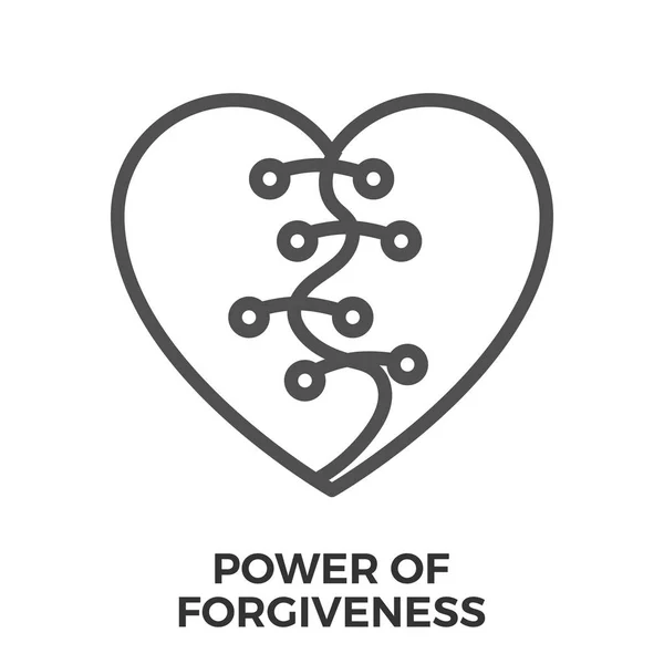 Förlåtelsens makt — Stock vektor