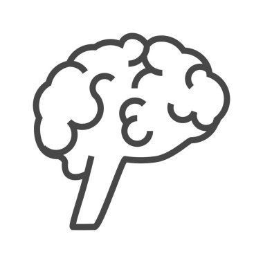 Beyin çizgisi simgesi