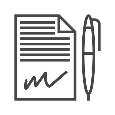 Sözleşme satır simgesi