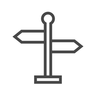 İnce Çizgi Vektörü Simgesi