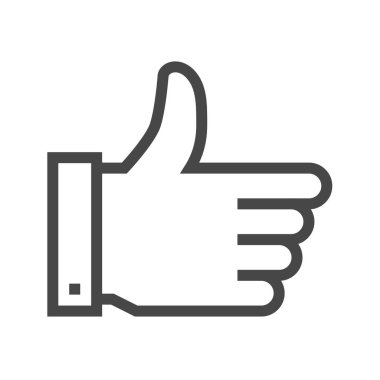 İnce Satır Vektör Simgesi gibi