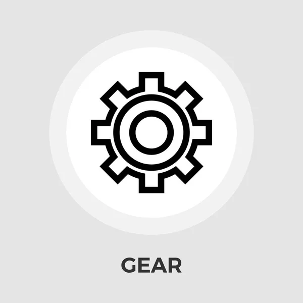 Gear Flat Icon — Stock Vector