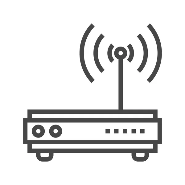 Router-Leitungssymbol — Stockvektor