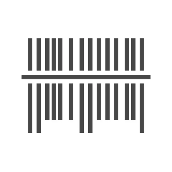 Barcode-Vektorsymbol — Stockvektor