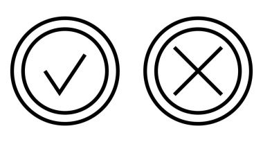 İnce Satır Vektörü Simgesini Kontrol Et ve Çiz