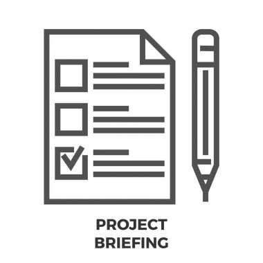 Proje Brifing Satırı Simgesi