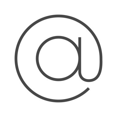 Maymun İnce Çizgi Vektörü Simgesi.