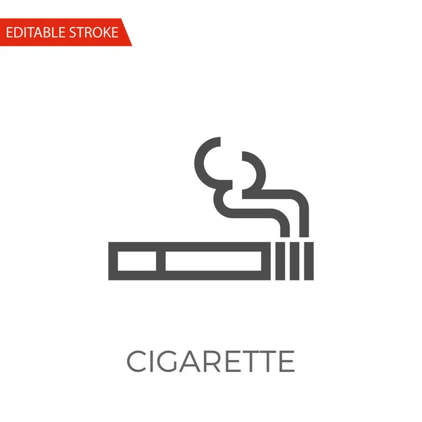 Ícone do vetor de cigarro —  Vetores de Stock