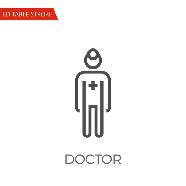 Doctor Vector Icon — Stock Vector