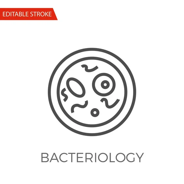 細菌学ベクトルアイコン — ストックベクタ