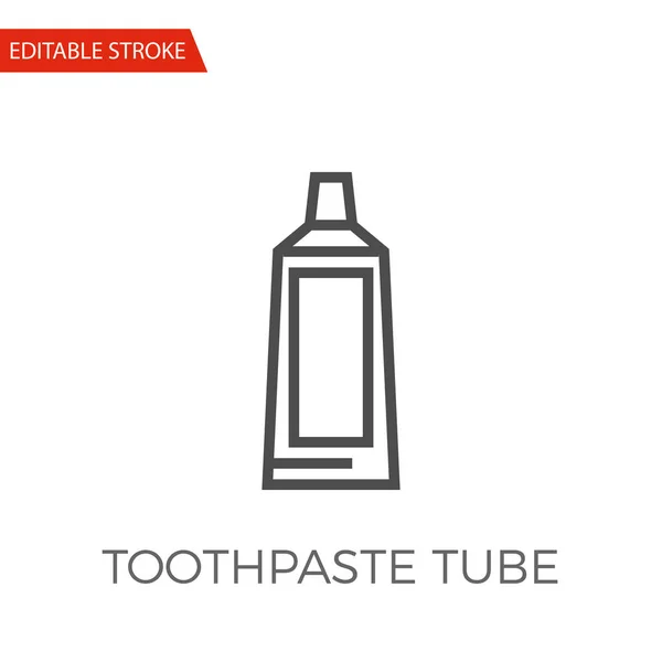 Pasta de dentes Tube Vector Icon —  Vetores de Stock