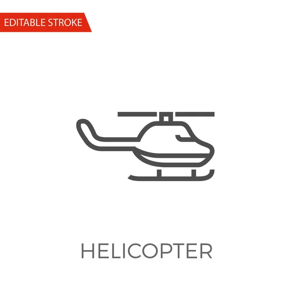 Helikopter vektor ikon — Stock vektor