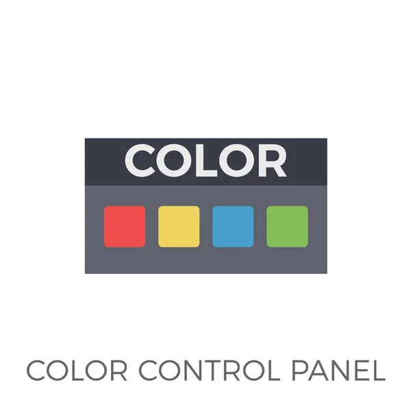 Color Control Panel Icon Vector — Stock Vector