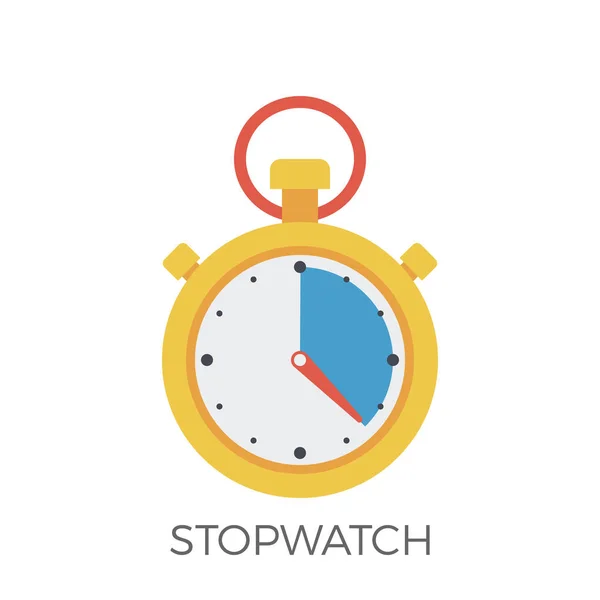 Stopwatch pictogram vector. — Stockvector