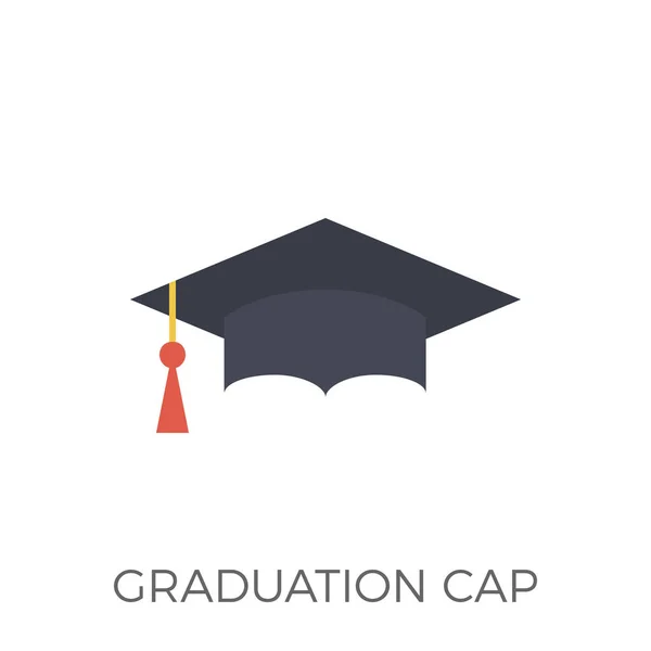 Vecteur d'icône de chapeau de graduation — Image vectorielle