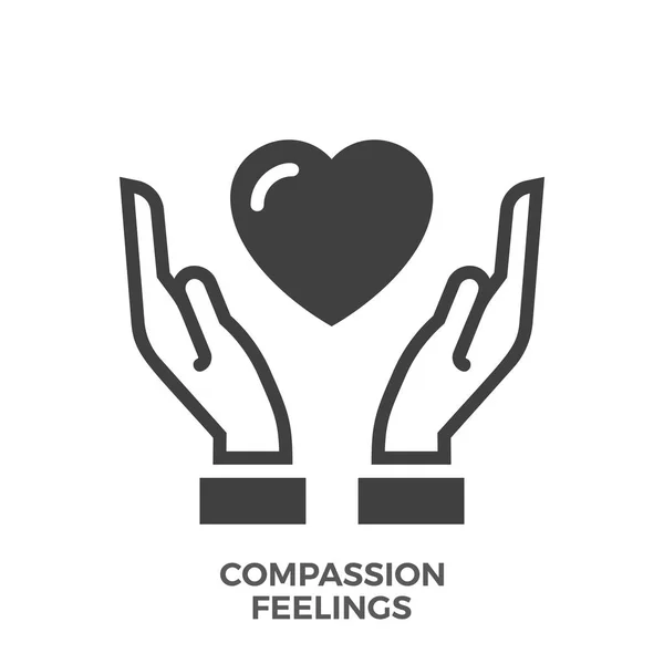 Векторная икона "Чувства сострадания". — стоковый вектор