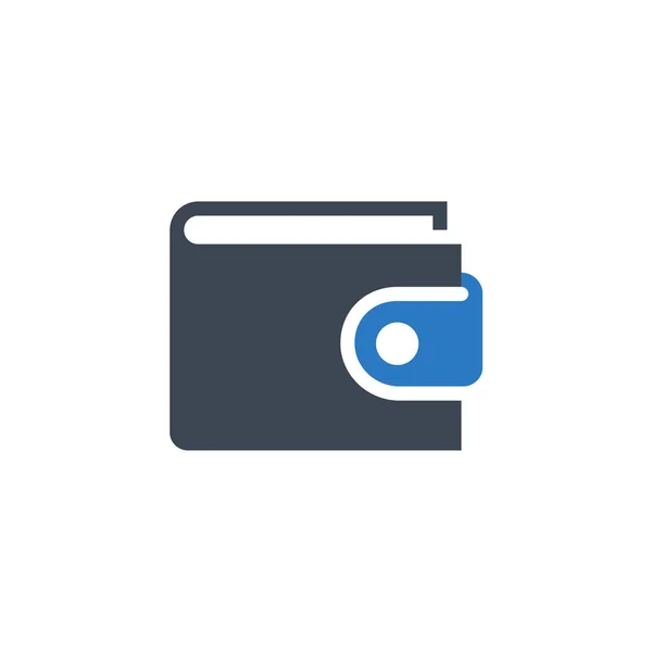 Personal Wallet related vector glyph icon. — Stock Vector