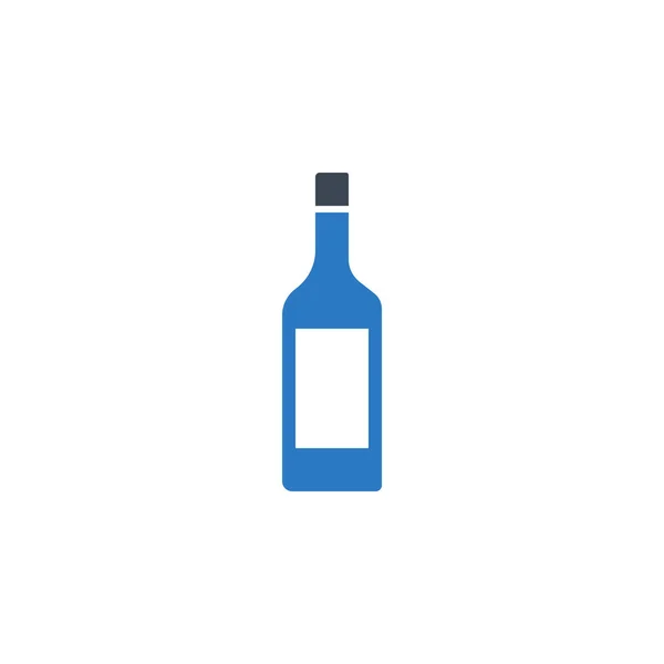 Icona del glifo vettoriale correlata al vino. — Vettoriale Stock
