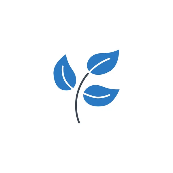 Symbol für Vektorglyphen im Zusammenhang mit pflanzlicher Medizin. — Stockvektor