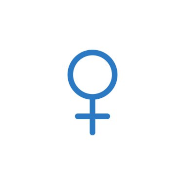 Kadın Cinsiyet Sembolü İlgili Vektör Sembolü simgesi.