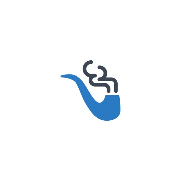 Κάπνισμα Pipe σχετικές διάνυσμα glyph εικονίδιο. — Διανυσματικό Αρχείο