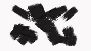  Çerçeve Fırça Vuruşları Alfa Kanalı ile Geçiş Açığı - Şeffaflık.