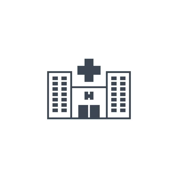 Krankenhaus-bezogenes Vektor-Glyphen-Symbol. — Stockvektor