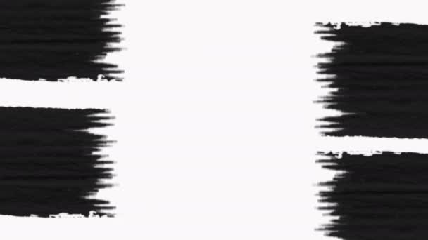Βαφή Brush Transition Reveal με διαφάνεια - Luma ματ. — Αρχείο Βίντεο