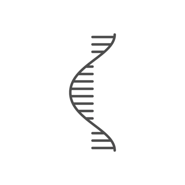 RNA gerelateerde vector dunne lijn icoon — Stockvector