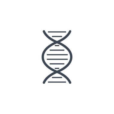 DNA bağlantılı vektör simgesi.