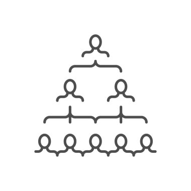 Virüs İletimi bağlantılı vektör ince çizgi simgesi.