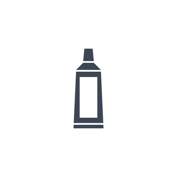 Toostill Tube related vector glyph icon. — 스톡 벡터